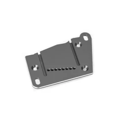Motor mount cap, 6061-T6 aluminum (gray-anodized)
