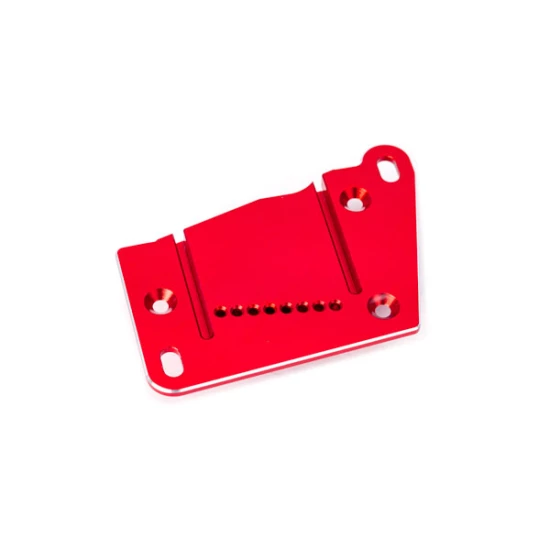 Motor mount cap, 6061-T6 aluminum (red-anodized)