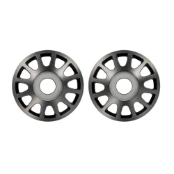 Wheel centers, Method Race Wheels® 703 Beadlock (6061-T6 aluminum, gray-anodized)/ 2.5x10mm CS (12) (beadlock rings sold separately) (2)