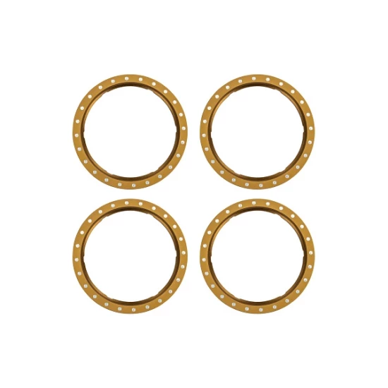 Beadlock rings, bronze (machined aluminum) (4)