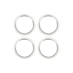 Beadlock rings, silver (machined aluminum) (4)