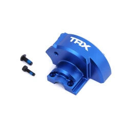 Cover, gear (blue-anodized 6061-T6 aluminum)