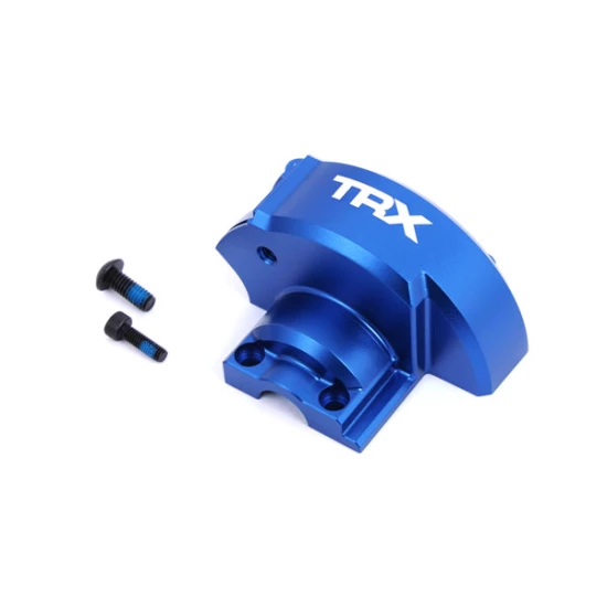 Cover, gear (blue-anodized 6061-T6 aluminum)