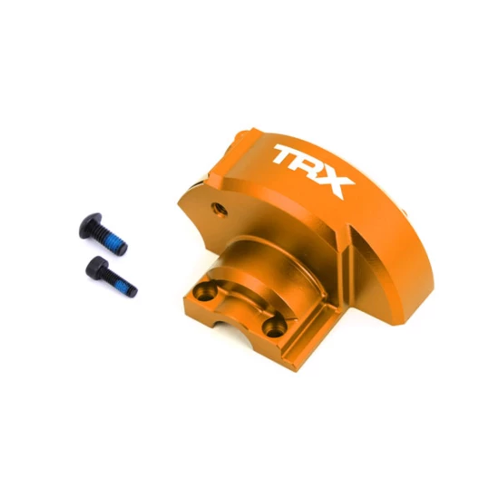 Cover, gear (orange-anodized 6061-T6 aluminum)