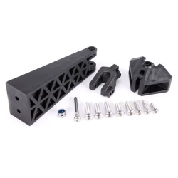 Rudder mount/ steering arm/ drive strut mount/ mounting hardware