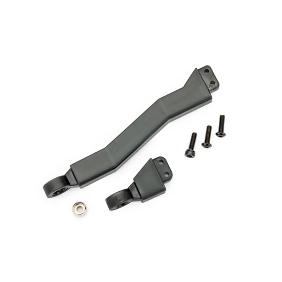 Hitch, boat trailer/ 3x10mm BCS (black stainless) (2)/ 3x10mm CS (black stainless) (1)