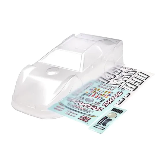 Body, Slash Late Model (clear, untrimmed, requires painting)/ decal sheets