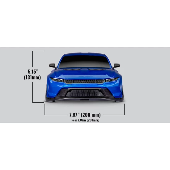 Traxxas 4-TEC 2024 Ford Mustang Drift car Blue