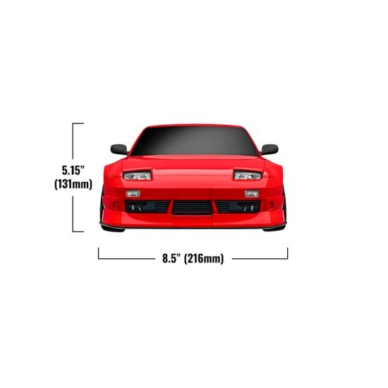 Traxxas 4-TEC Drift Nissan 240SX Red