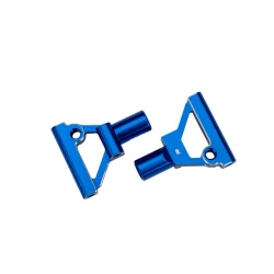 Suspension arms, lower, front, 6061-T6 aluminum (blue-anodized) (left & right)/ 2.5x5mm BCS (with threadlock) (2)