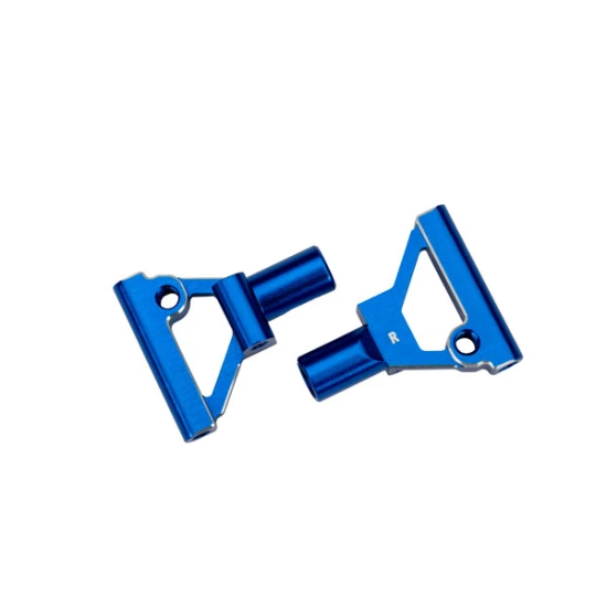 Suspension arms, lower, front, 6061-T6 aluminum (blue-anodized) (left & right)/ 2.5x5mm BCS (with threadlock) (2)