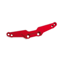 Shock tower, rear, 6061-T6 aluminum (red-anodized)/ 3x15mm BCS (with threadlock) (2)