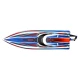 Traxxas Disruptor 4S 40+ MPH High-Performance Boat Blue