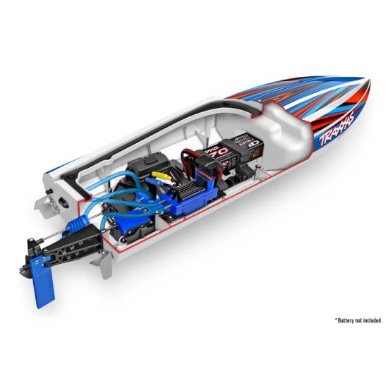 Traxxas Disruptor 4S 40+ MPH High-Performance Boat Blue