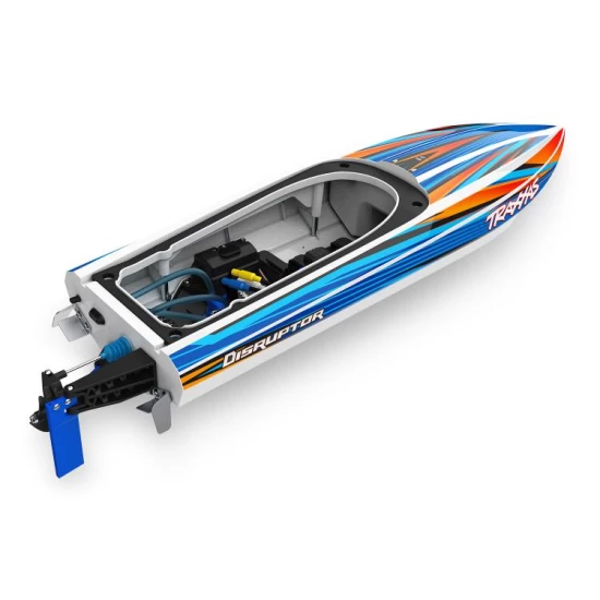 Traxxas Disruptor 4S 40+ MPH High-Performance Boat Orange
