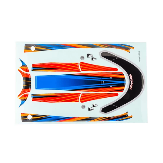 Decal set, hatch (orange) (waterproof) (for Disruptor)