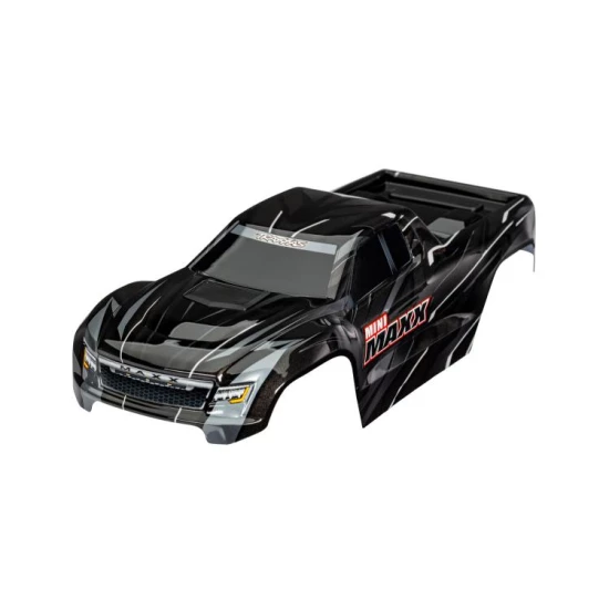 Body, Mini Maxx, black (painted, decals applied)