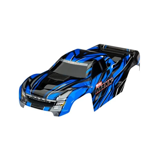 Body, Mini Maxx, blue (painted, decals applied)