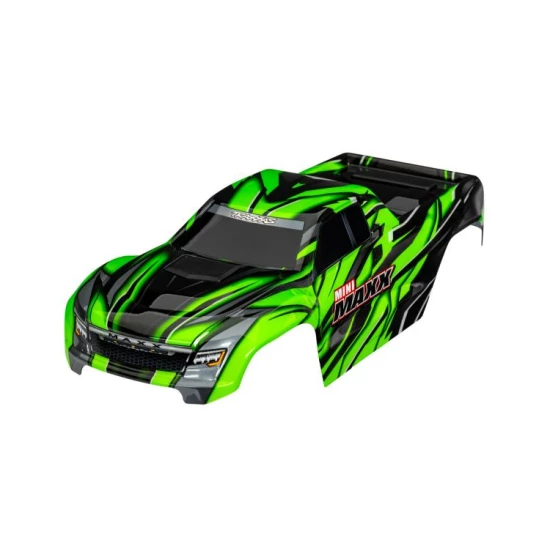 Body, Mini Maxx, green (painted, decals applied)