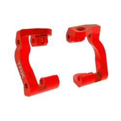 Aluminium Caster Blocks (C-hubs), 6061-T6 aluminium (rood-geanodiseerd), links en rechts