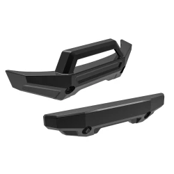 Bumper, front (1)/ rear (1) (black)