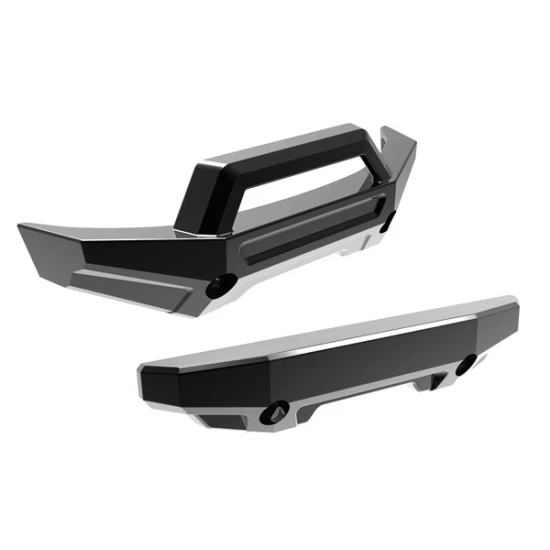 Bumper, front (1)/ rear (1) (black chrome)