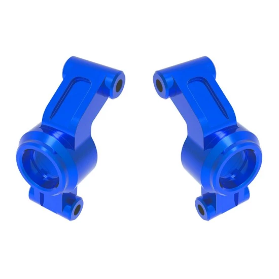 Dragers, aandrijfassen, 6061-T6 Aluminium (blauw geanodiseerd) (links en rechts)
