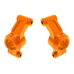 Dragers, aandrijfassen, 6061-T6 Aluminium (oranje geanodiseerd) (links en rechts)
