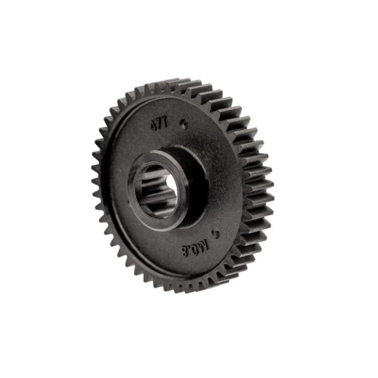 Spur gear, 47-tooth (0.8 metric pitch, compatible with 32-pitch)