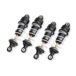 Shocks, GTR long, grey-anodized, PTFE-coated bodies with TiN shafts (assembled with springs) (4)