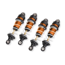 Schokdempers, GTR lang, Oranje geanodiseerd, PTFE-gecoate aluminium behuizingen met TiN-assen (geassembleerd met veren) (4 stuks)