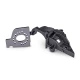 Gray Aluminum Motor Plate and Gear Cover