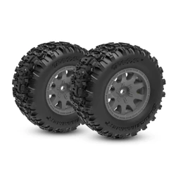 Tires & wheels, assembled (charcoal gray wheels, dual profile (2.1