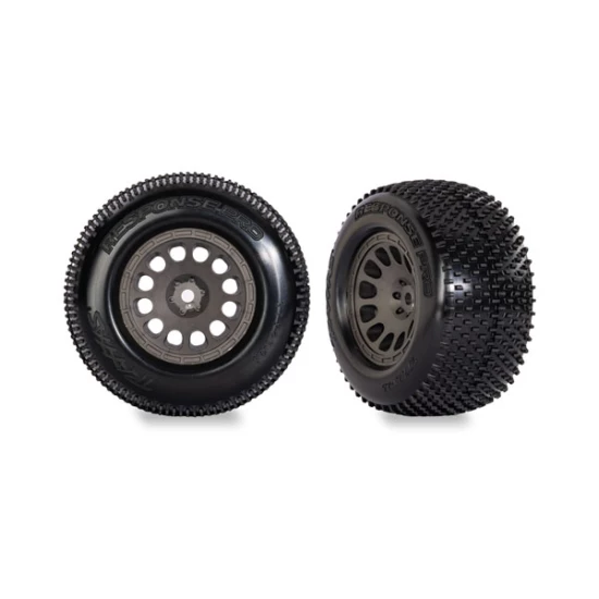 Gray Mini XRT Wheels w/ Response Pro Tires (2)