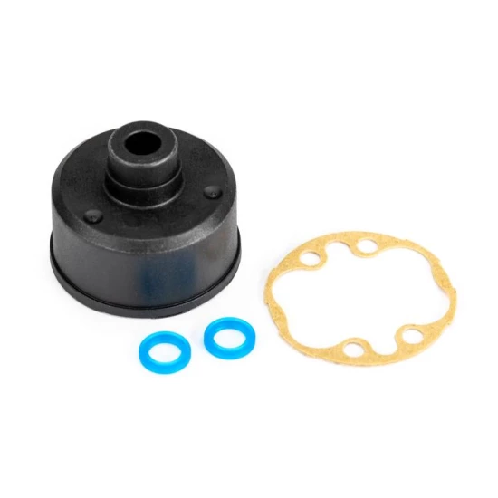 Carrier, differential (planetary gears)/ differential spacer/ o-rings (2)/ ring gear gasket