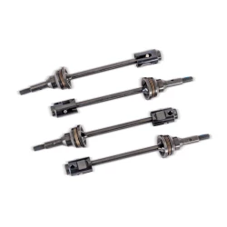 Driveshafts, steel constant-velocity (assembled), front or rear (4)/ drive cups (4)/ screw pins (4) (for use with #10790 Mini Maxx® WideMaxx® suspension kit)