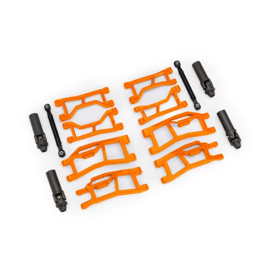 Suspension kit, Mini Maxx® WideMaxx®, Orange (includes front & rear suspension arms, front toe links & outer half shafts (extended))