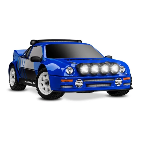Traxxas Mini Rally VXL Ford RS200 incl battery & USB charger Blue