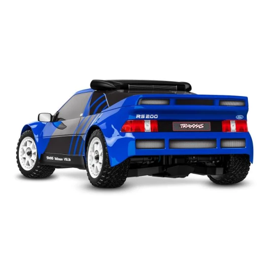 Traxxas Mini Rally VXL Ford RS200 incl battery & USB charger Blue