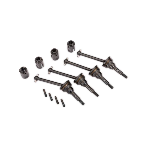 Steel CV Driveshaft Assemblies & Drive Cups (4)