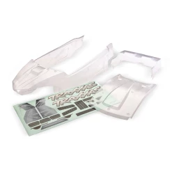 Body, Pro Scale Sand Car (clear, requires painting)/ window masks/ decal sheet (requires #10912 body cage & #10914 interior for complete assembly)
