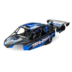 Body, Pro Scale Sand Car, blue (painted, decals applied) (assembled with front & rear body supports for clipless mounting, roll cage & interior)