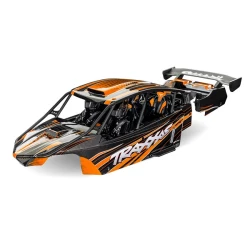 Body, Pro Scale Sand Car, orange (painted, decals applied) (assembled with front & rear body supports for clipless mounting, roll cage & interior)