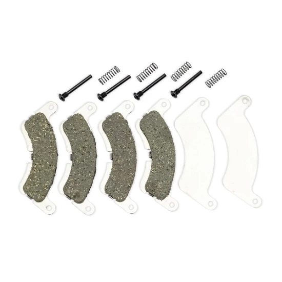 Brake pads/ return spring, front/ 3x20mm screw pins (4)