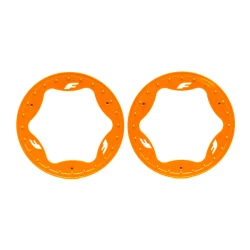 Beadlock rings, rear, orange (3.9