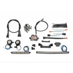 Pro Scale LED verlichtingsset, Funco Sand Car, compleet (inclusief front lichtbalk, achter lichtbalk, zijlichten (links en rechts) en hoogspanningsversterker)