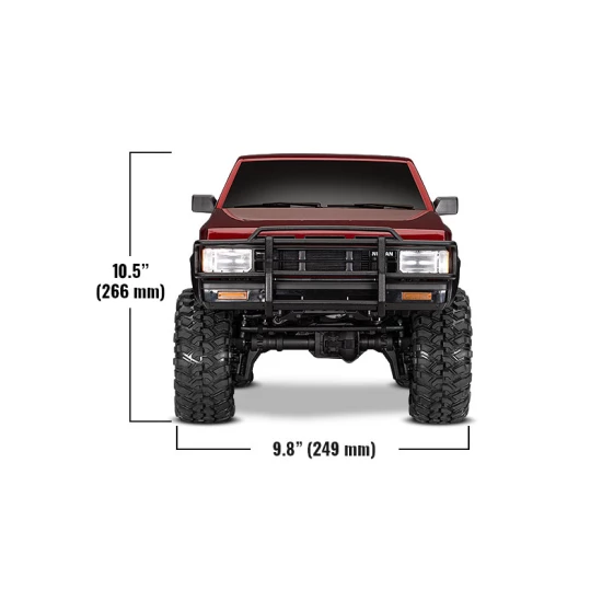 Traxxas TRX-4 Nissan Pathfinder Crawler Clipless Silver
