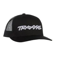 Trucker hat curved bill black