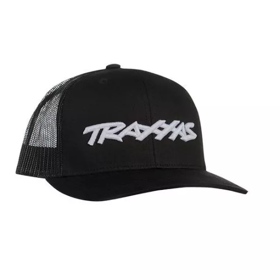 Trucker hat curved bill black