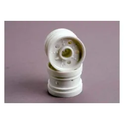 Wheels, white (rear) (2) (Tom Cat), TRX1221